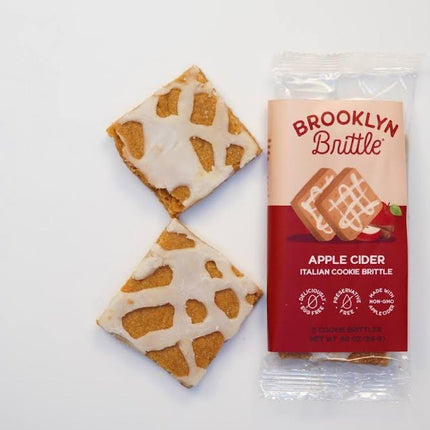 Apple Cider Italian Cookie Brittle – Snack Pack Box (12 Grab & Go 2-Packs)