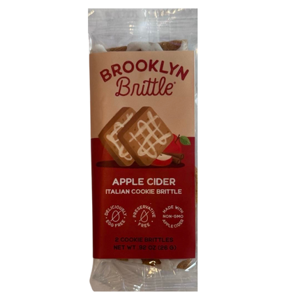 Apple Cider Italian Cookie Brittle – Snack Pack Box (12 Grab & Go 2-Packs)