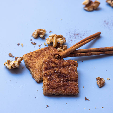 Cinnamon Walnut Italian Cookie Brittle – Snack Pack Box (12 Grab & Go 2-Packs)