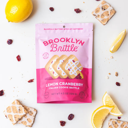 Lemon Cranberry – Italian Cookie Brittle