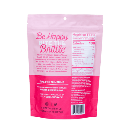 Lemon Cranberry – Italian Cookie Brittle