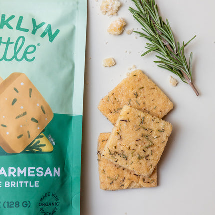 Rosemary Parmesan Italian Cookie Brittle – Snack Pack Box (12 Grab & Go 2-Packs)
