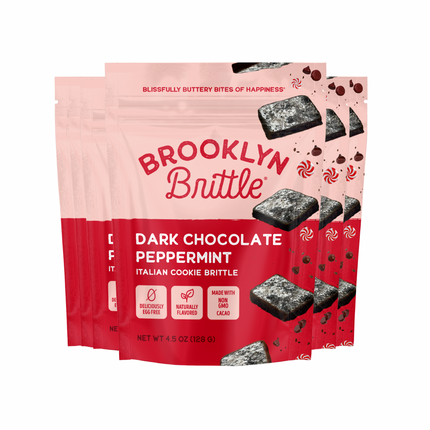Dark Chocolate Peppermint– Italian Cookie Brittle