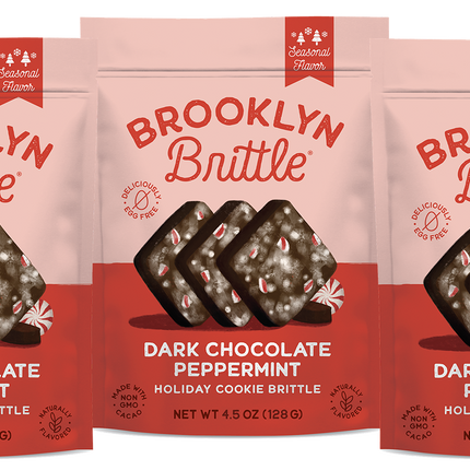 Dark Chocolate Peppermint– Italian Cookie Brittle